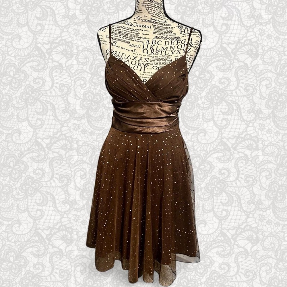 Vintage City Triangles 2000s y2k party dress!